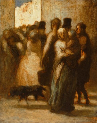 To the Street by Honoré Daumier